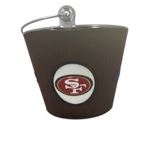 49ers Budweiser Beer Bucket NFL Tailgate Man Cave Bar Decor